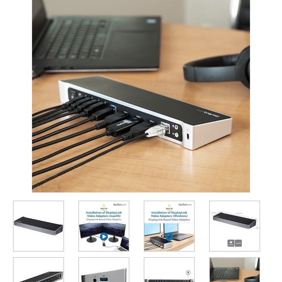 StarTech.com, USB3DOCKH2DP, 4K display, link, plug, and play. - Picture 5 of 7